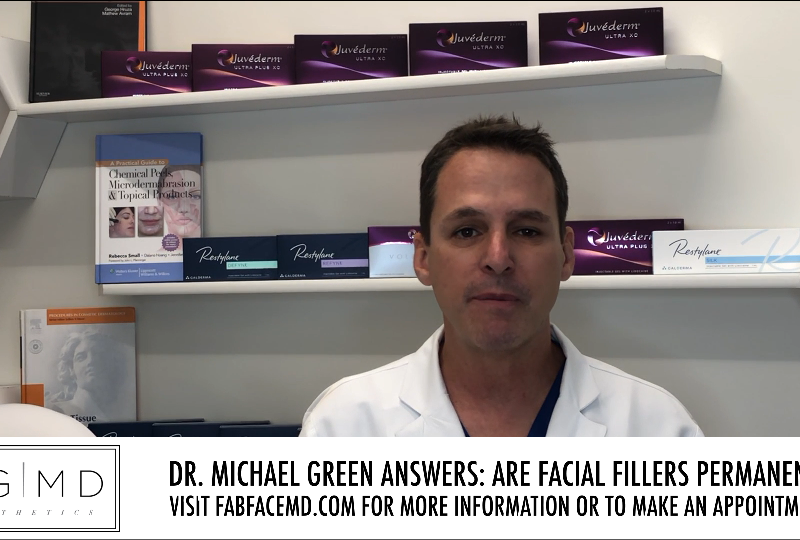 Dr. Green answers the question: Are Facial Fillers Permanent?